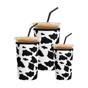 Reusable Iced Coffee Sleeves Neoprene Insulator Cup Sleeve for Cold Drinks